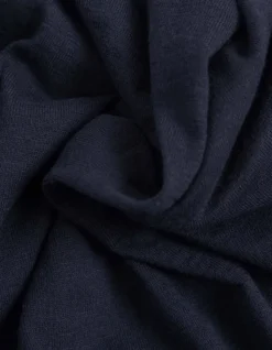 Polo manches courtes marine maille flammée Homme