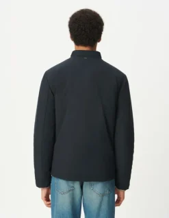 Sous-doudoune marine col montant Homme