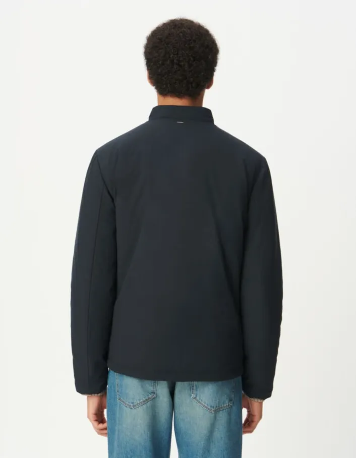 Sous-doudoune marine col montant Homme