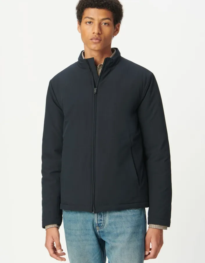Sous-doudoune marine col montant Homme