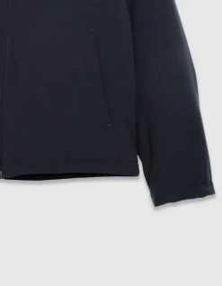 Sous-doudoune marine col montant Homme