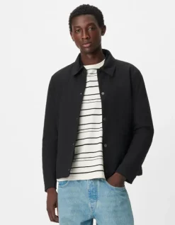 Sous-doudoune noire col chemise WATERPROOF Homme