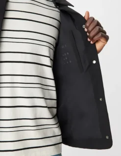Sous-doudoune noire col chemise WATERPROOF Homme