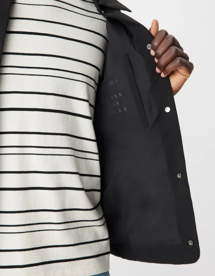 Sous-doudoune noire col chemise WATERPROOF Homme