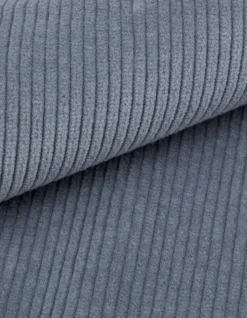 Surchemise easy bleue velours côtelé Homme