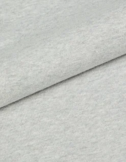 Sweat gris broderies message Femme