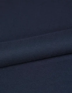 Tee-shirt marine fronces épaule et côté Femme