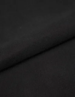 Tee-shirt mi-long noir avec ceinture amovible Femme