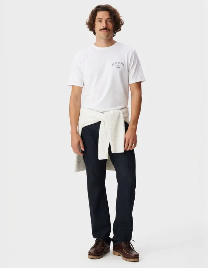 T-shirt blanc visuel montagne ABSOLUTE DRY Homme