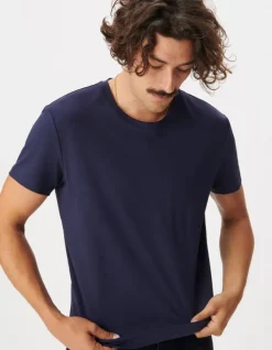 T-shirt col rond marine ABSOLUTE DRY Homme