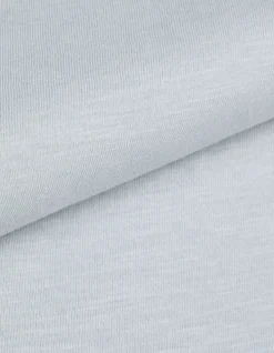T-shirt col V gris coton flammé Homme