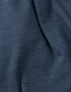 T-shirt L'Essentiel petrol coton bio col rond Homme