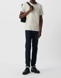 T-shirt L'Essentiel stuck coton bio col rond Homme