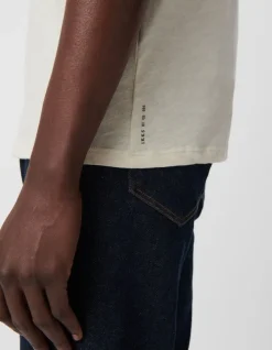 T-shirt L'Essentiel stuck coton bio col rond Homme