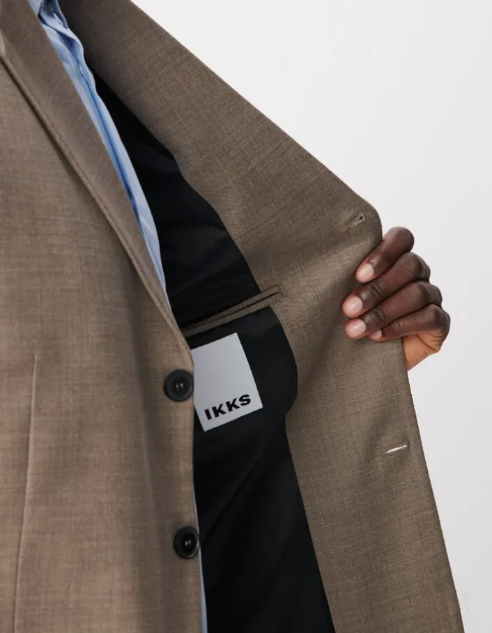 Veste de costume beige chiné TRAVEL SUIT Homme