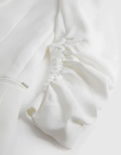 Veste de costume blanc cassé recyclé Femme