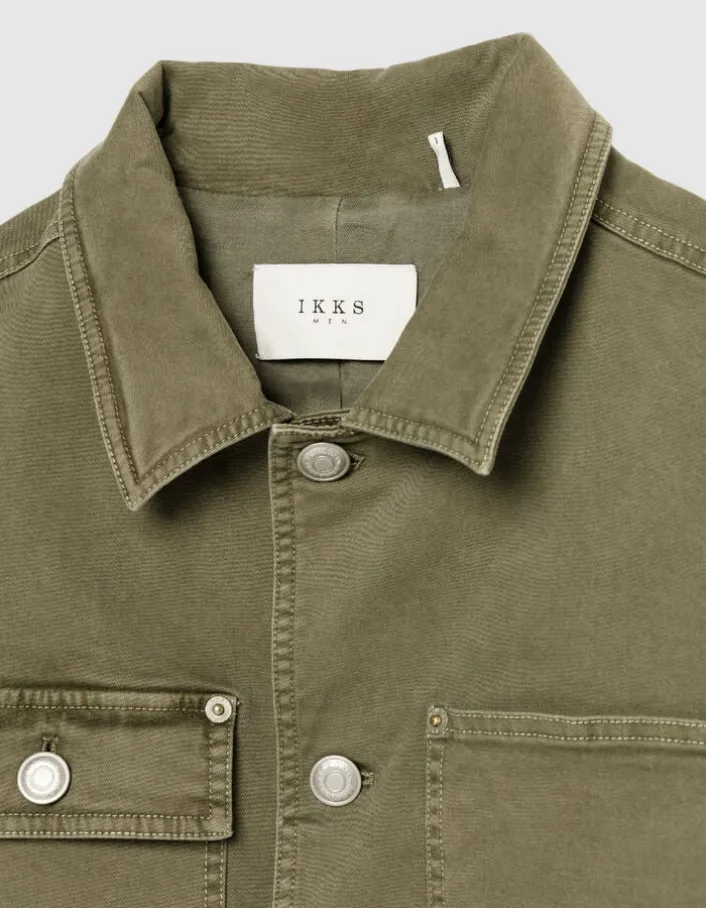 Veste saharienne kaki multipoches Homme