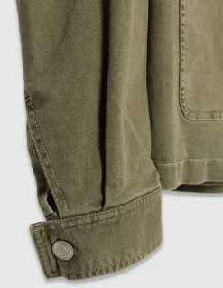 Veste saharienne kaki multipoches Homme