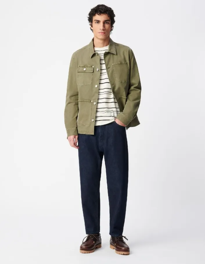 Veste saharienne kaki multipoches Homme